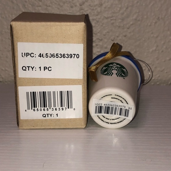 Walt Disney World Epcot Starbucks Ceramic Ornament - Picture 5 of 5